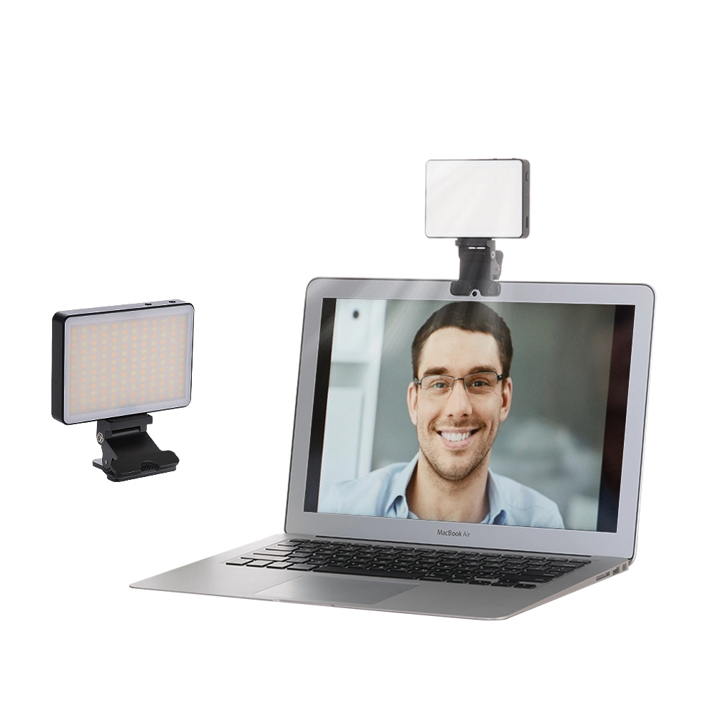 Kingma Portable Mini LED Conference Light Video Conference Lighting Kit with Clip Mount for Laptop Computer