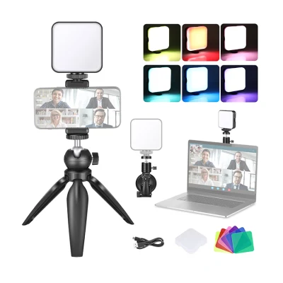 Neewer Video Conference Lighting Kit with Tripod for Video Conferencing/Zoom Calls/Self Broadcasting/Live Streaming/Fill Light