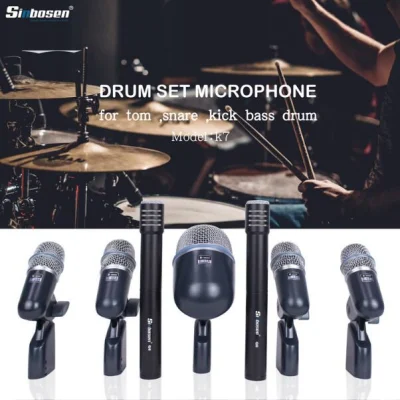 Free Bracket PRO Audio Professional Percussion Drum Microphone Kit Q904-XLR