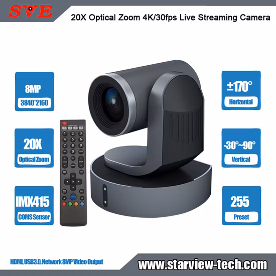 20X Optical Zoom Video Conference Camera